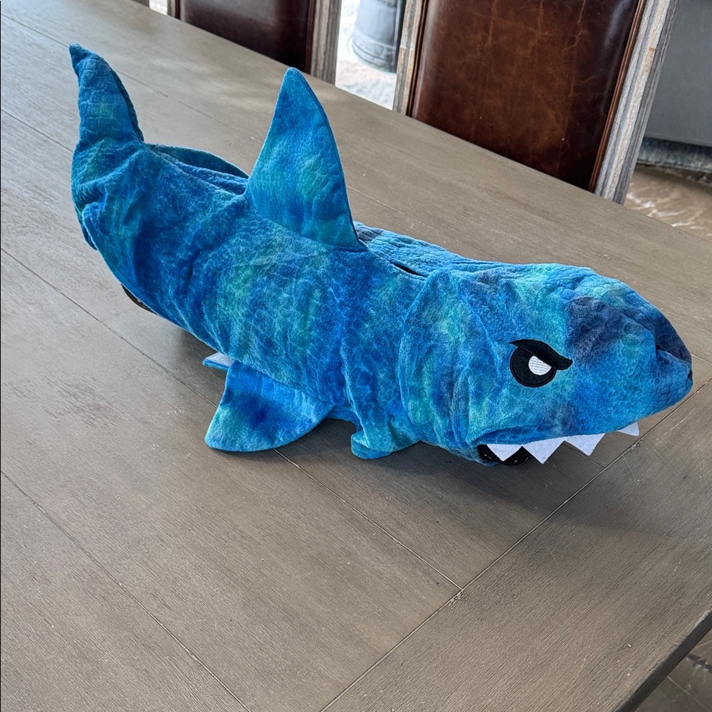 Dog Blue Shark Costume